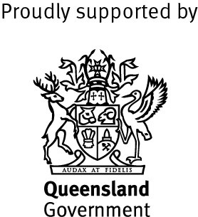 Proudly supported by Queensland Government logo